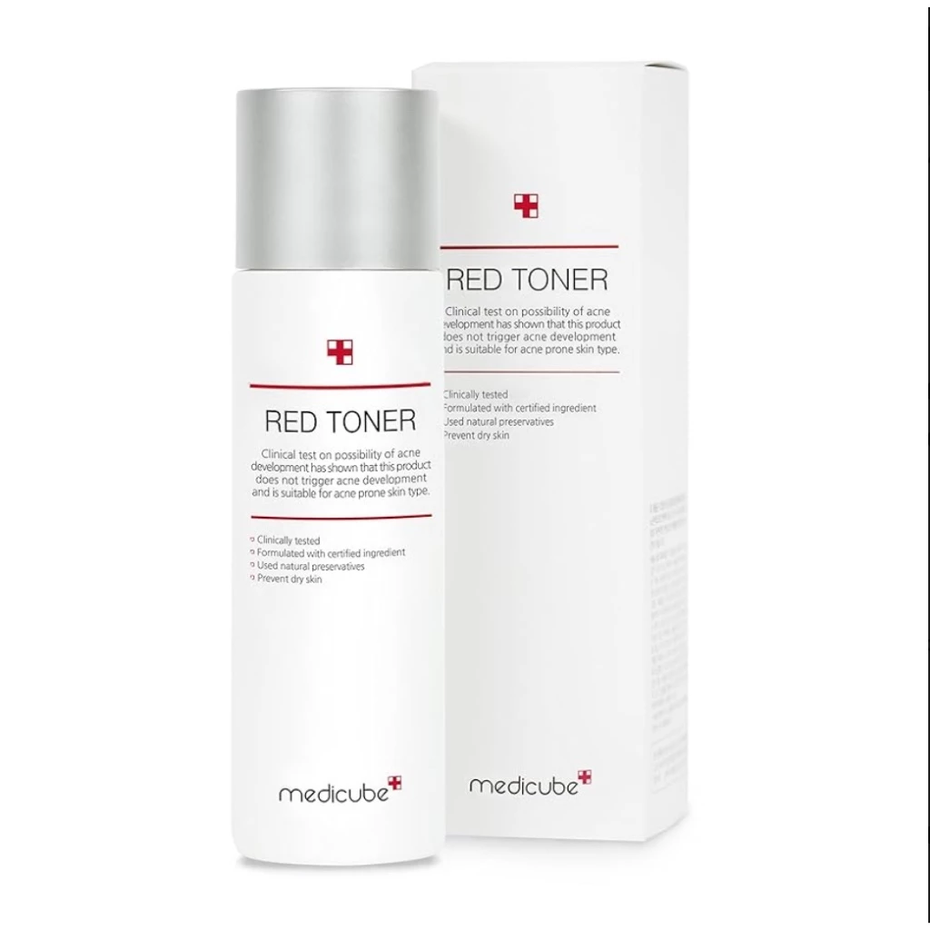 Nước Hoa Hồng Cho Da Mụn & Nhạy Cảm MEDICUBE RED Toner 100ml