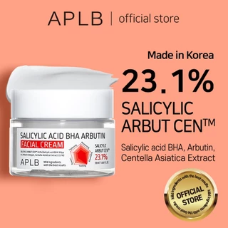 Kem Dưỡng Ẩm Giảm Mụn Trắng Da APLB Salicylic Acid BHA Arbutin Facial 55ml