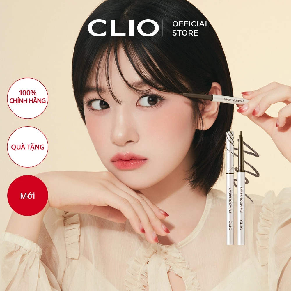 [CLIO] Bút Kẻ Mắt 0.14g Chống Thấm Nước 24AD | Eyeliner, Eye makeup, Waterproof, Long-lasting