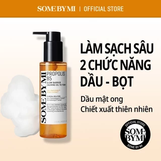 [2024 SOME BY MI] Sữa rửa mặt tẩy trang PROPOLIS B5 Keo ong B5 Glow Barrier Calming Oil To Foam Dung tích 120ml