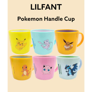 [Lilfant] Cốc tay cầm hai màu POKEMON 1P 230ml (PIKACHU / MEW / Eevee / Jigglypuff / Charmander / Mega Charizard)