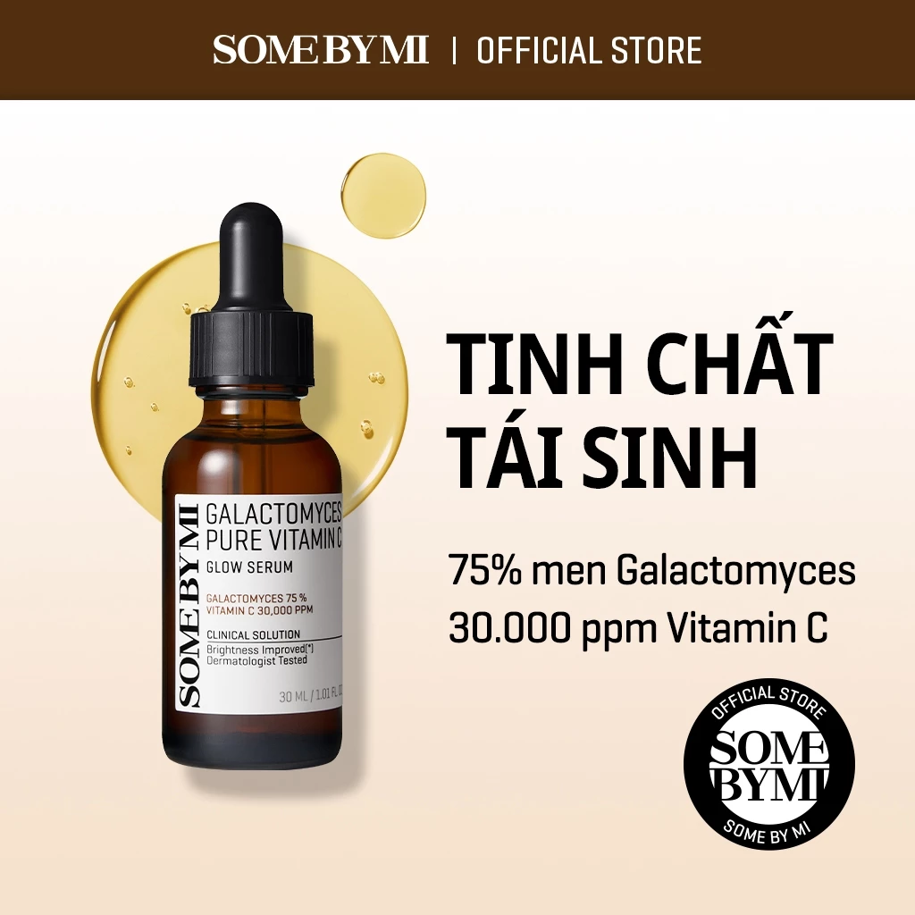 Tinh chất dưỡng căng bóng SOME BY MI Galactomyces Pure Vitamin C Glow dung tích 30ml