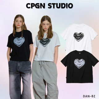 [Cpgn STUDIO] TEE CROP TRÁI TIM QUA (100% CHÍNH HÃNG HÀN QUỐC / TEE CROP MỚI CỦA CPGN!)