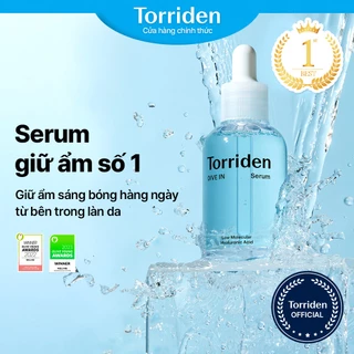 [Torriden Chính hãng] Serum số 1 DIVE IN Hyaluronic Acid cho da sáng bóng, dưỡng ẩm sâu, không bết dính, 50ml, 50ml+50ml