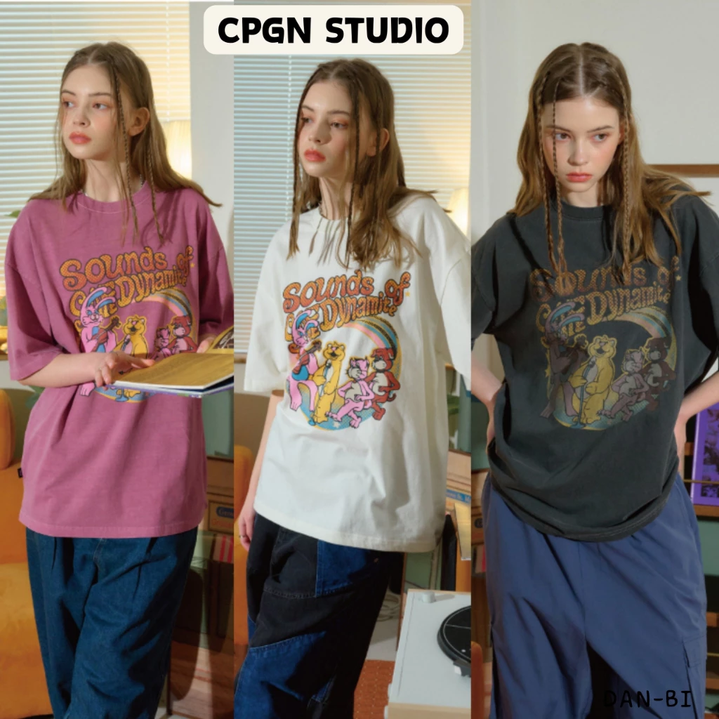 [Cpgn STUDIO] T-SHIRTS TRIO PIGMENT (100% HÀN QUỐC CHÍNH HÃNG / GIÀY LÀM MÁT)