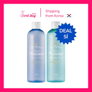 [DEAL SỈ]10 chai Nước hoa hồng, tẩy trang Beauty Recipe Little Mermaid Princess Marine 500ml