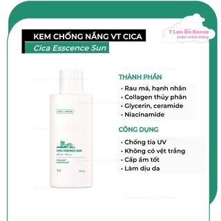 𝗧 𝗟𝗮𝗻 𝗗𝗼 𝗞𝗼𝗿𝗲𝗮 𝗢𝗿𝗱𝗲𝗿 - Kem Chống Nắng VT Cica