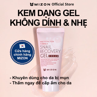 【Chính thức MIZON】Kem dưỡng Snail Recovery Gel Cream 45ml