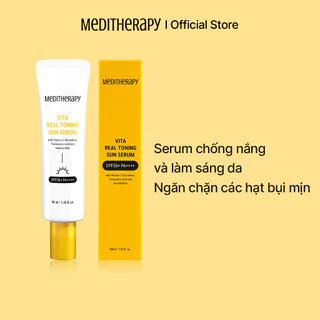 [Meditherapy Official] Tinh chất chống nắng MEDITHERAPY Vitamin Real Toning  Sun Serum40ml