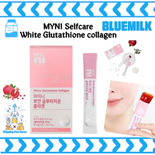 Collagen jelly, collagen trắng da, thạch collagen Glutathione trắng da hương lựu / Collagen lựu đỏ glutathione Hàn Quốc - MYNI selfcare (20g x 15 gói)