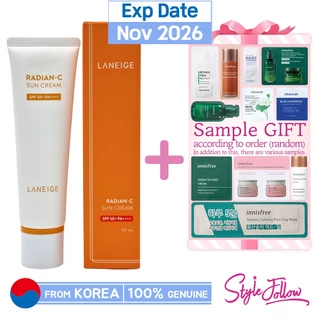 LANEIGE Kem Chống Nắng Radian-C 50ml (SPF50 + / PA + + +)