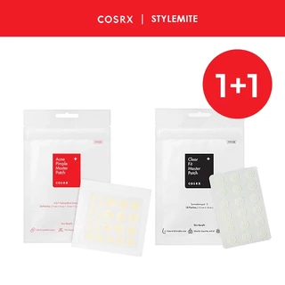 [STYLEMITE CHÍNH HÃNG] [1 + 1] Miếng Dán Hỗ Trợ giảm Mụn COSRX Acne Pimple Master Patch (24 Miếng*2) / Clear Fit Master Patch (18 Miếng*2)