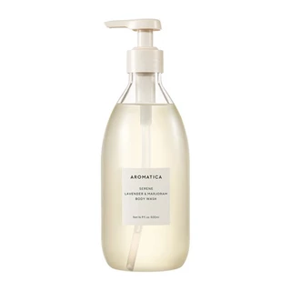 [Aromatica] Sữa tắm Serene Lavender & Marjoram 500ml hương thơm có nguồn gốc thực vật thiên nhiên