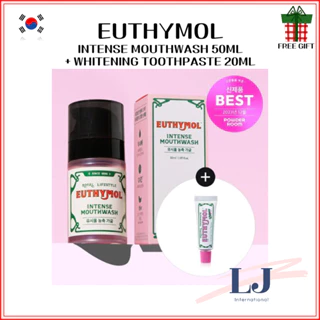 Euthymol INTENSE MOUTHWASH 50ML + CÔNG CỤ TRẮNG 20ML