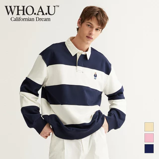 [WHO.A.U] Áo Thun Steve Rugby Color Matching University Unisex Style I WHMAD2223U
