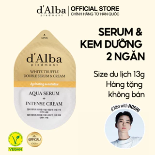 [d'Alba Official]  Hàng tặng Không Bán - Serum & kem dưỡng 2 ngăn 13g