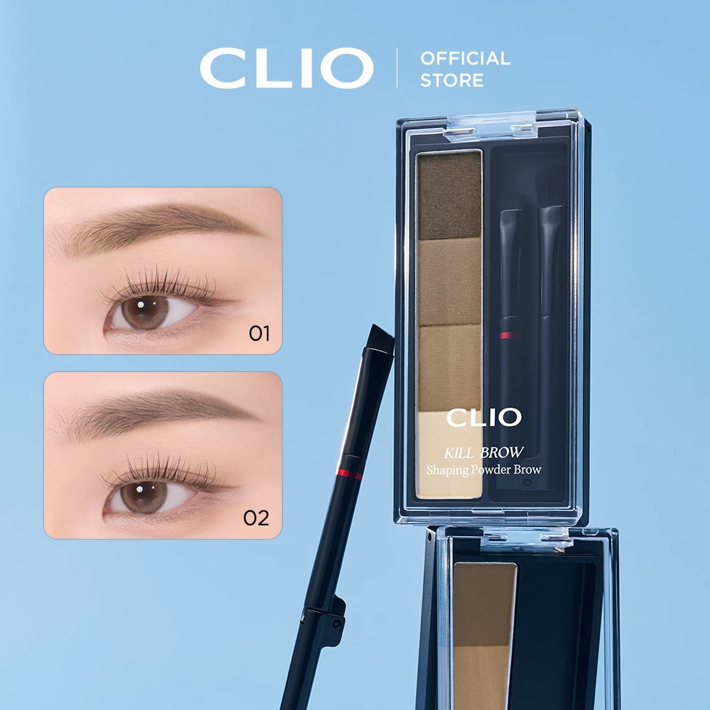 [CLIO] Bảng Bột Tán Mày Chuyên Nghiệp Màu Tự Nhiên Kill Brow Shaping Powder Brow