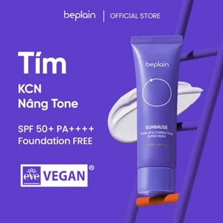 Kem chống nắng beplain Sunmuse lai Vật Lý & Hoá Học Nâng Tone & Hiệu chỉnh da SPF 50+ PA++++ 50ml