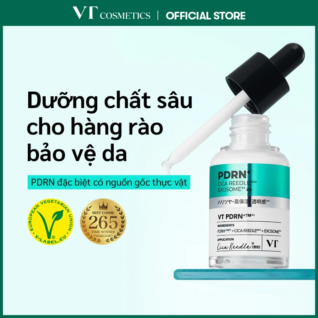 [Vt] Ống Nhỏ Giọt CICA Exosome (PDRN, Đàn hồi & Căng bóng, Dưỡng ẩm) [Official Flagship]