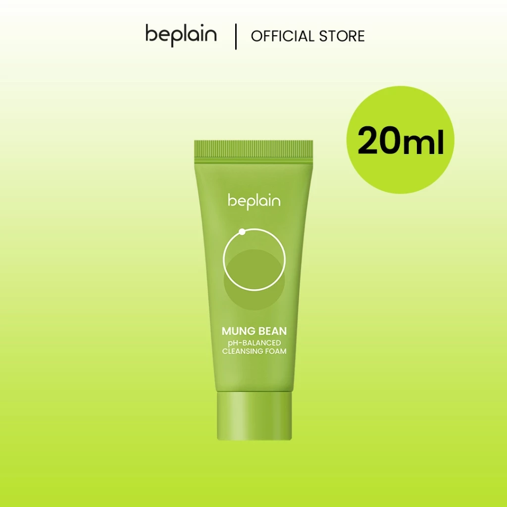 [20ml Hàng Tặng Kèm Không Bán] Sữa rửa mặt beplain Đậu Xanh cân bằng độ pH