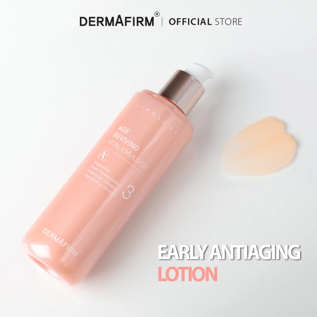 DERMAFIRM Nhũ Tương Hồi Sinh Tuổi Tác Age Reviving A4 200ml