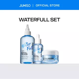 Set Waterfull Jumiso - Toner, Serum, Kem dưỡng HA 250ml, 50ml, 50g