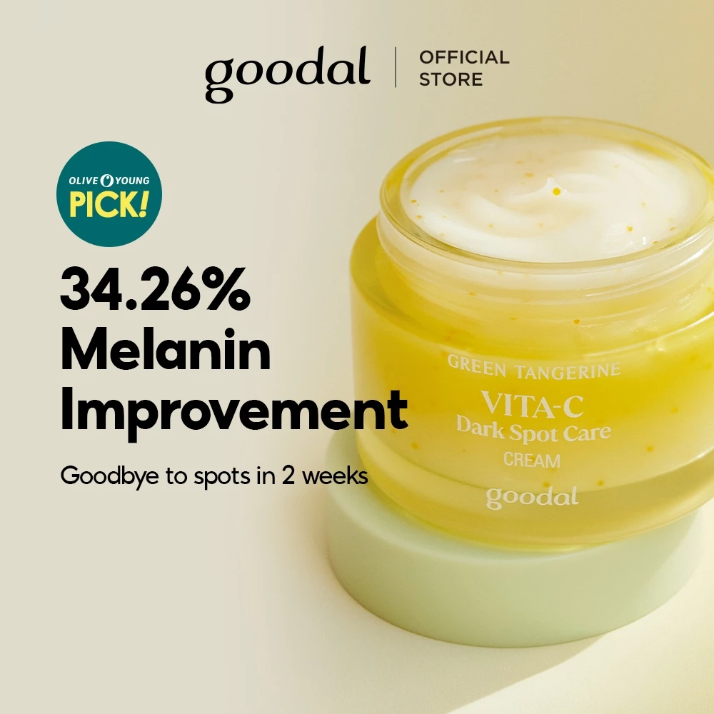 [GOODAL] Kem Dưỡng Trắng Cấp Ẩm Mờ Thâm Green Tangerine Vita C (50ml)