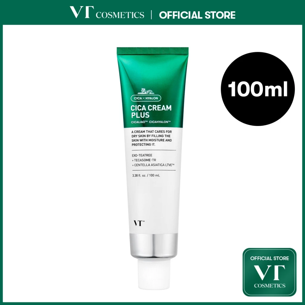 [VT] CICA Cream Plus 100ml, 30ml Dưỡng ẩm & Làm dịu, Kem Panthenol [Flagship chính thức]