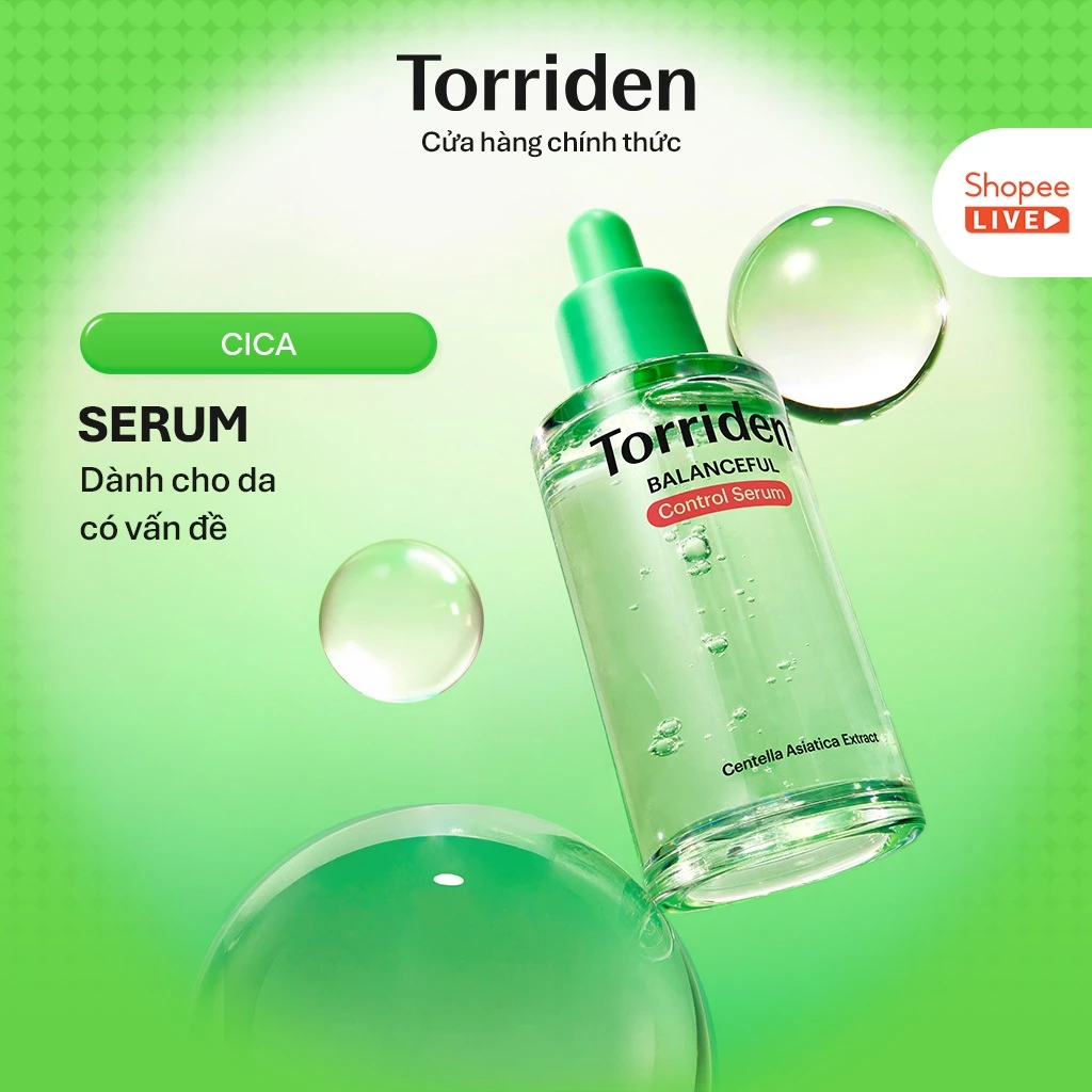 [Torriden Live] Serum cân bằng Balanceful Cica, 50ml, Serum