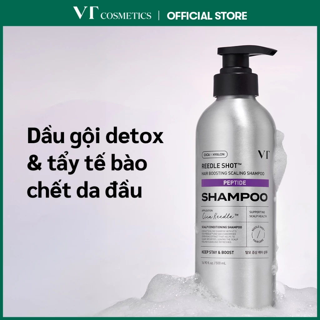 [VT] Dầu Gội Peptide Làm Sạch Da Đầu Và Chăm Sóc Tóc 500ml – Reedle Shot