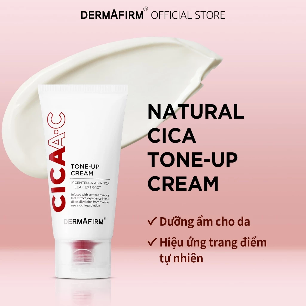 DERMAFIRM Kem nâng tông da CICA A.C Tone Up Cream 50ml