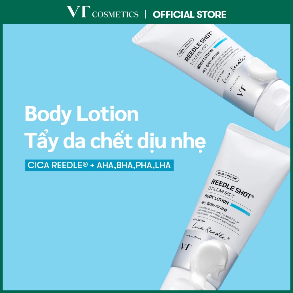 [VT] Sữa Dưỡng Thể Làm Mềm Và Cấp Ẩm Da 200ml – B Clear Reedle Shot