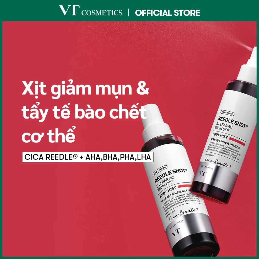 [VT] Reedle Shot B Clear Body Mist 150ml [Flagship chính thức]