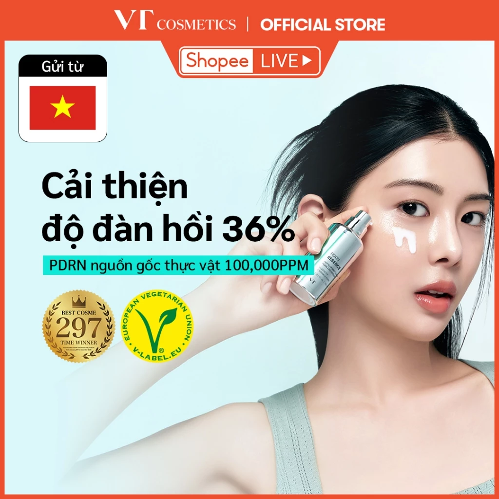 [KOL LIVE] [VT] PDRN ESSENCE 100 30ml 100.000ppm PDRN (98%) Cải thiện nếp nhăn, Làm sáng da < Flagship chính thức >