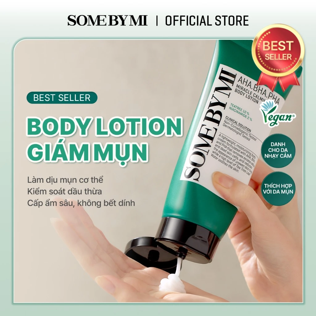 [SOMEBYMI] Sữa dưỡng thể toàn thân làm dịu da AHA-BHA-PHA MIRACLE CALMING BODY LOTION 200ml