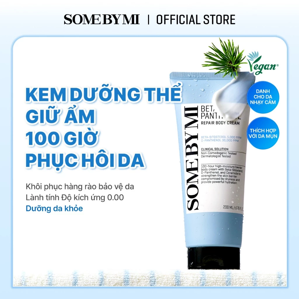[SOMEBYMI] Kem dưỡng thể phục hồi da Beta Panthenol Repair Body Cream 200ml