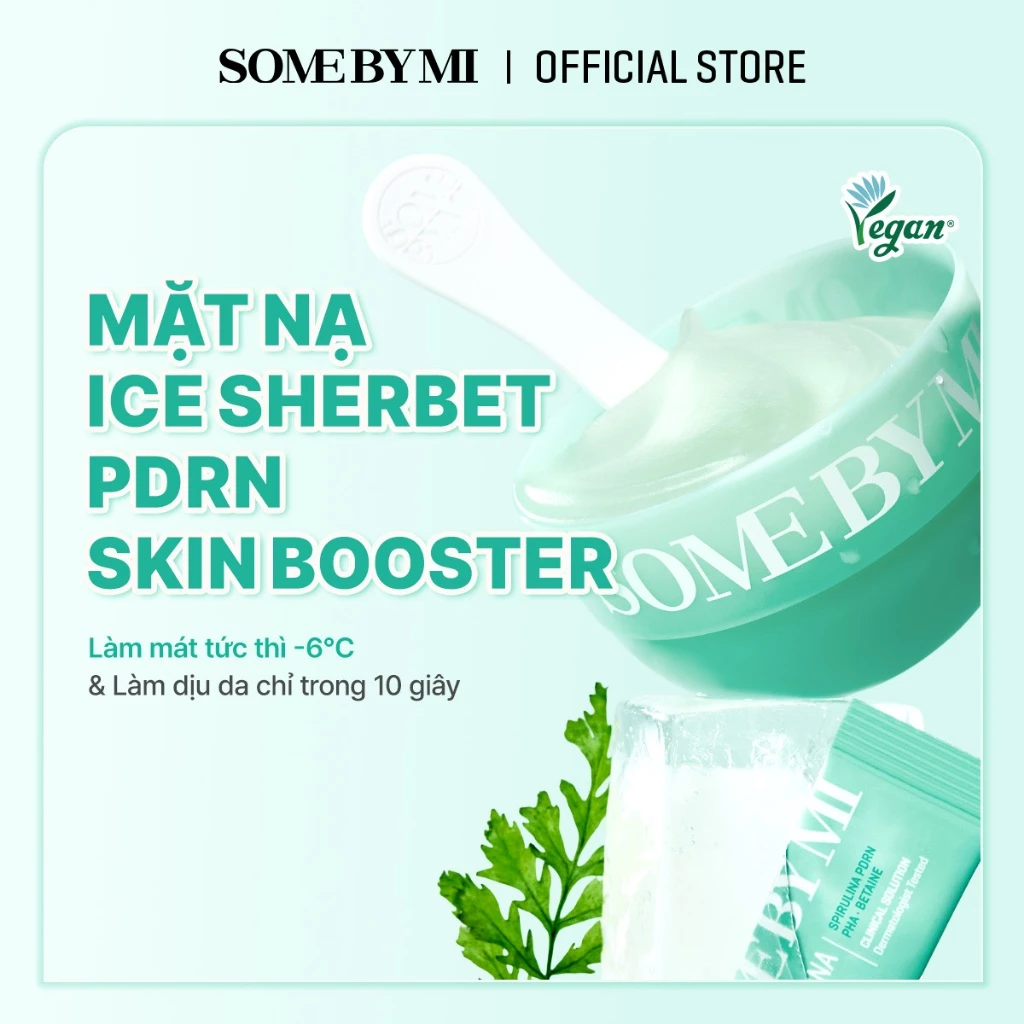 [SOMEBYMI] MẶT NẠ ICE SHERBET PDRN SKIN BOOSTER [1 g x 10 ea]