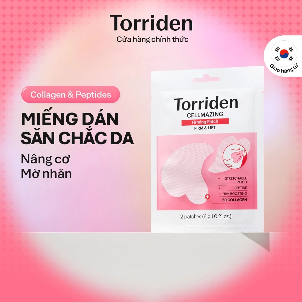 [Torriden Chính hãng] Patch dưỡng săn chắc mắt CELLMAZING Firming Patch, 10ea