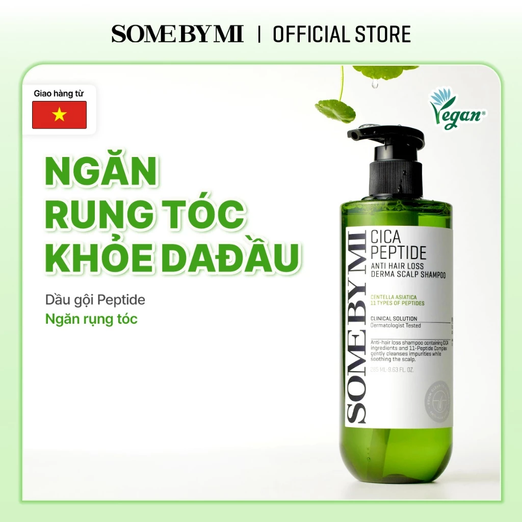 [SOMEBYMI] Dầu gội Cica Peptide chống rụng tóc chăm sóc da đầu 285ml