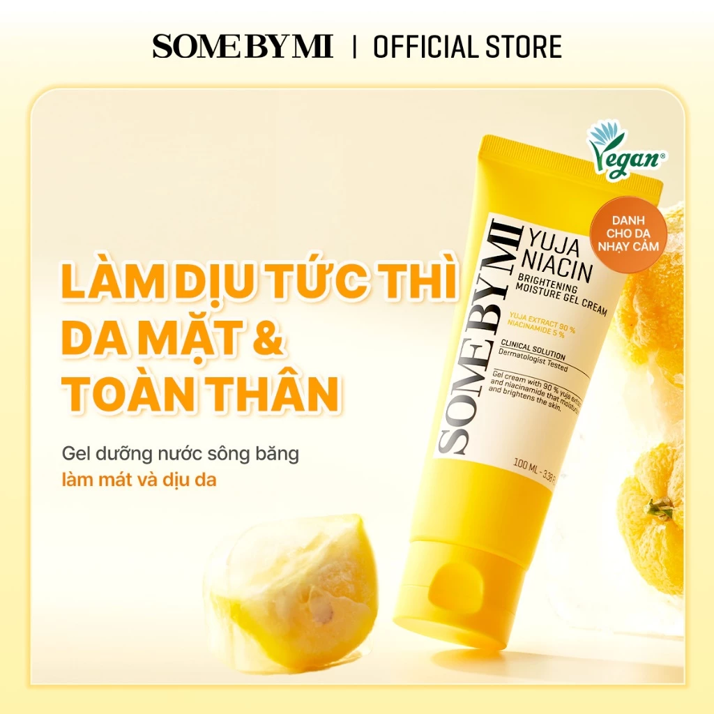 [SOMEBYMI]  Kem dưỡng sáng da Yuja Niacin Brightening Moisture Gel Cream 100ml