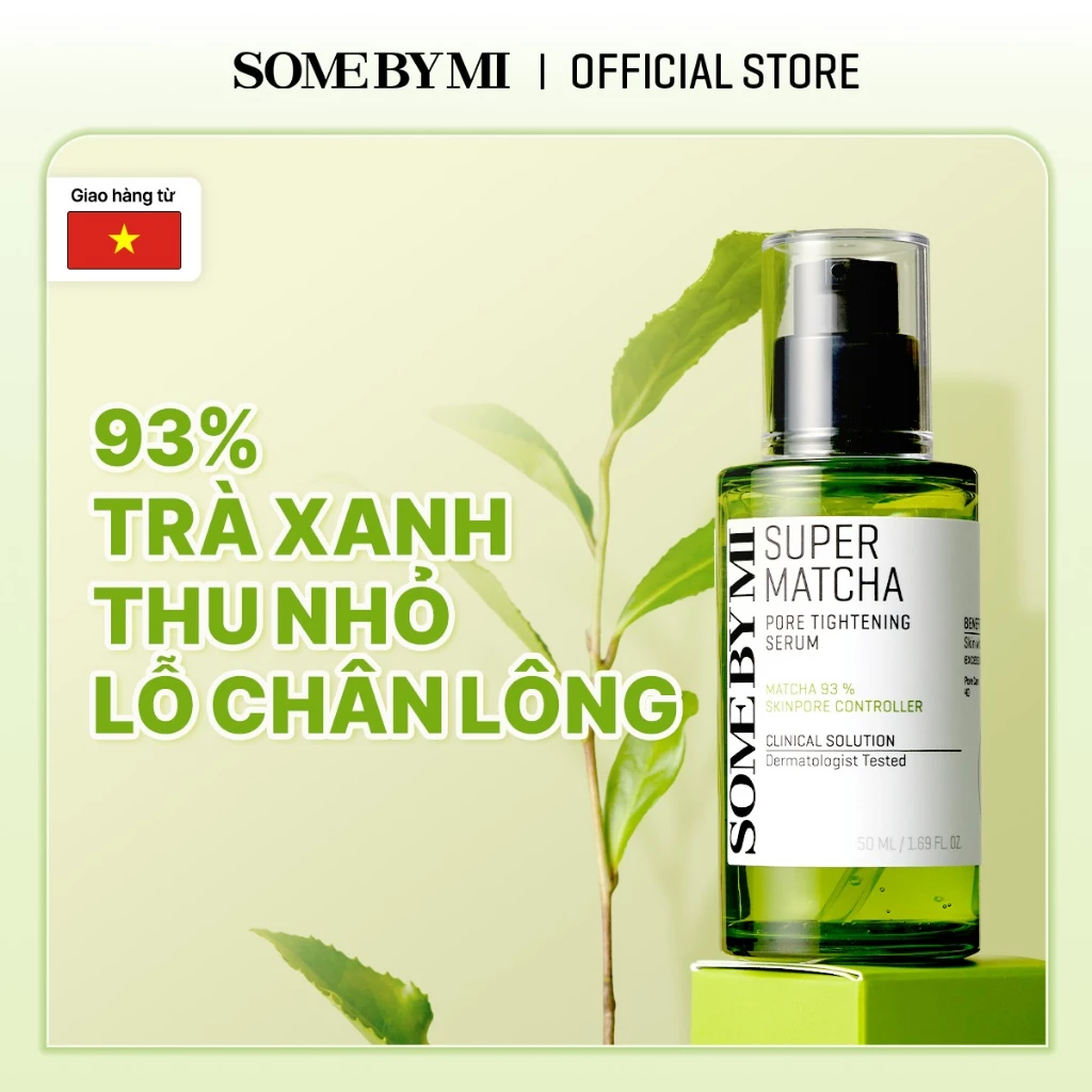 [SOMEBYMI] Tinh Chất Trà Xanh Se Khít Lỗ Chân Lông 50ml_ Super Matcha Serum