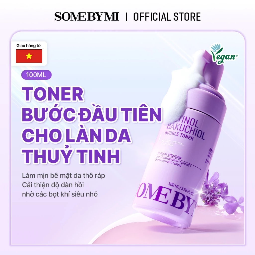 [SOMEBYMI] Nước hoa hồng Retinol Bakuchiol Bubble Toner 100ml