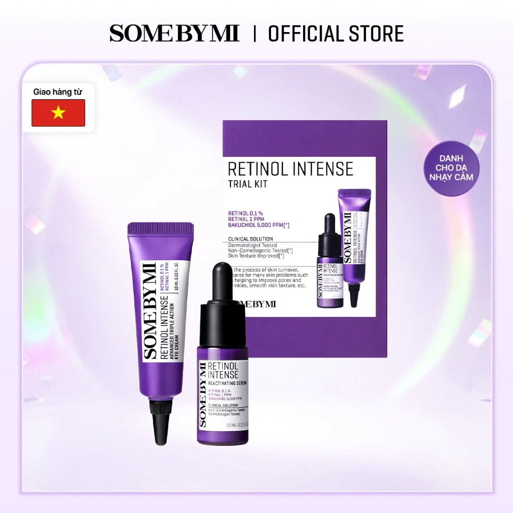 [SOMEBYMI] Bộ dưỡng mini RETINOL dành cho người mới bắt đầu Some By Mi Retinol Intensive Trial Kit