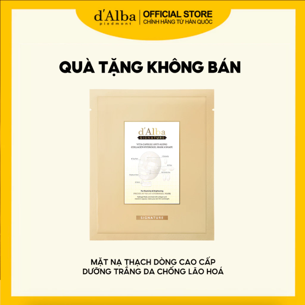 [QUÀ TẶNG – KHÔNG BÁN 1 ] Mặt nạ thạch dưỡng sáng da chống lão hóa cao cấp 1ea