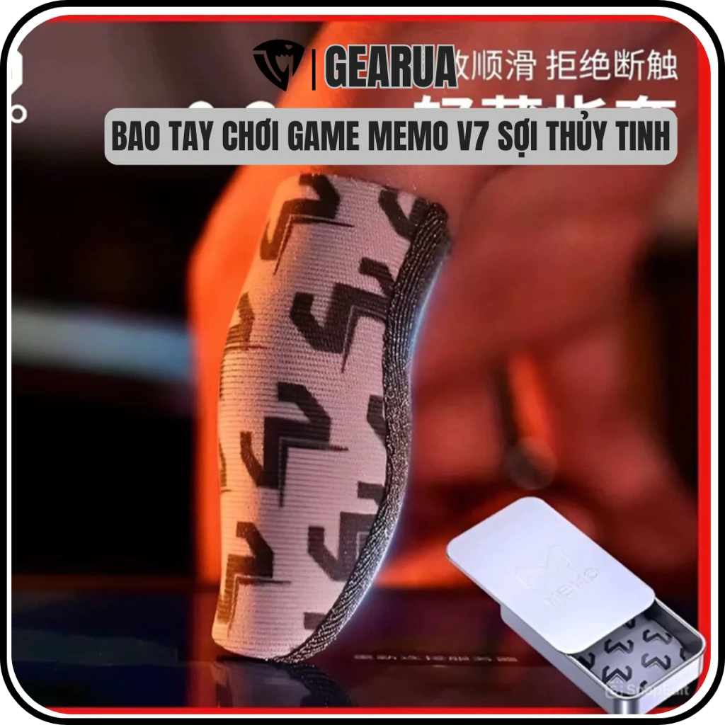 Bao Tay Chơi Game MEMO V7 Siêu Nhạy Chơi Pubg Liên Quân Freefire