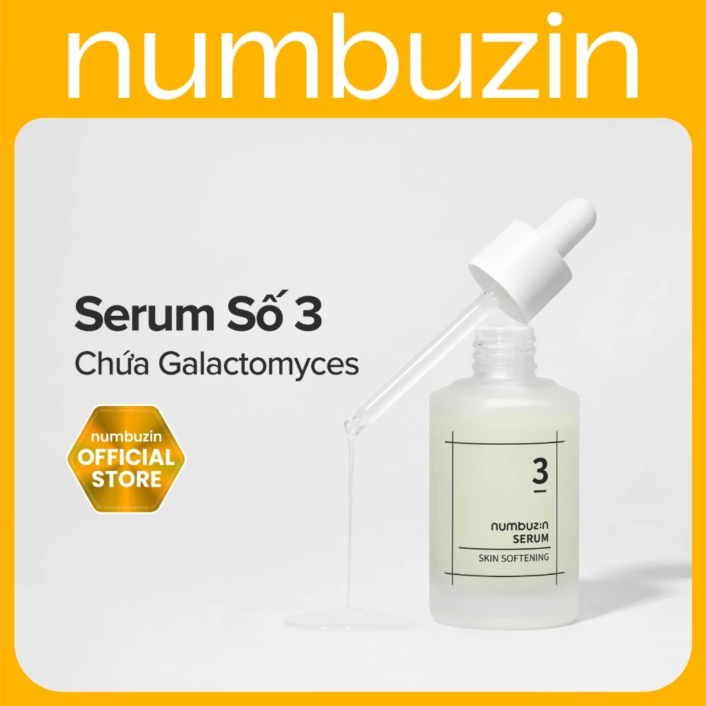 numbuzin No.3 Serum làm mềm & mịn da 50ml