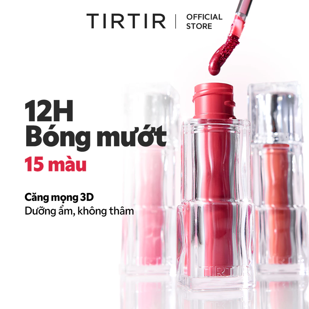 [TIRTIR] Son tint cho môi căng bóng, bền màu đến 24H Waterism Glow Tint 4G (16 MÀU)