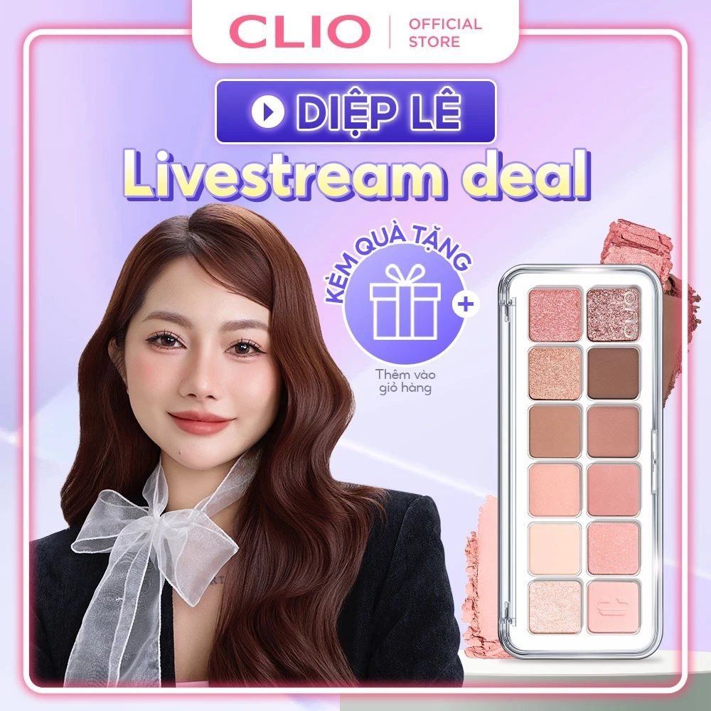 [CLIO X DIEPLE] Bảng mắt 12 màu Pro Eye Palette Air - đa dạng màu sắc, phù hợp cho mọi loại makeup