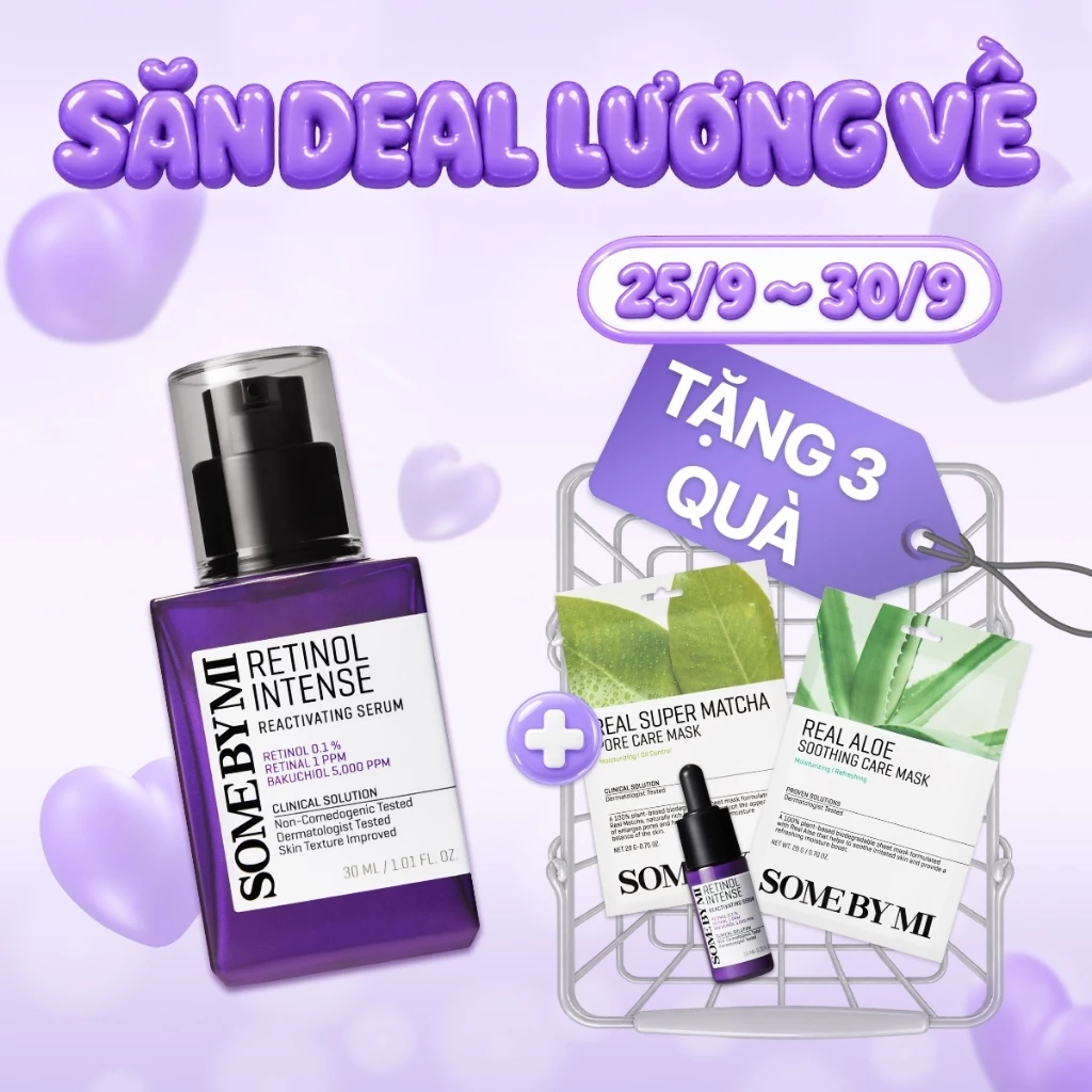[SOMEBYMI] Tinh Chất Retinol 0.1% với Collagen và Peptide Retinol Intense Reactivating Serum 30ml
