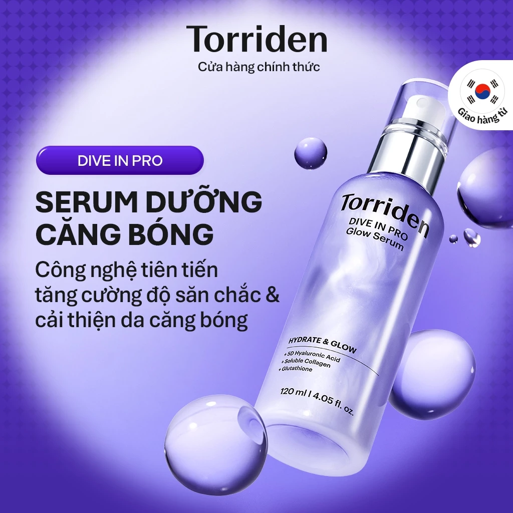[Torriden Chính hãng] Serum căng bóng DIVE IN PRO chứa Hyaluronic Acid, 120ml